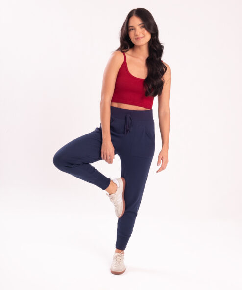 Top Tricot basic vermelho