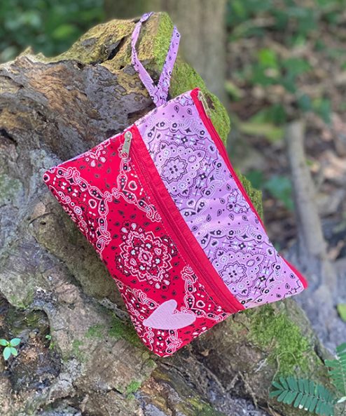 Necessaire Bandana Rosa