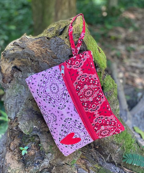 Necessaire Bandana Vermelha