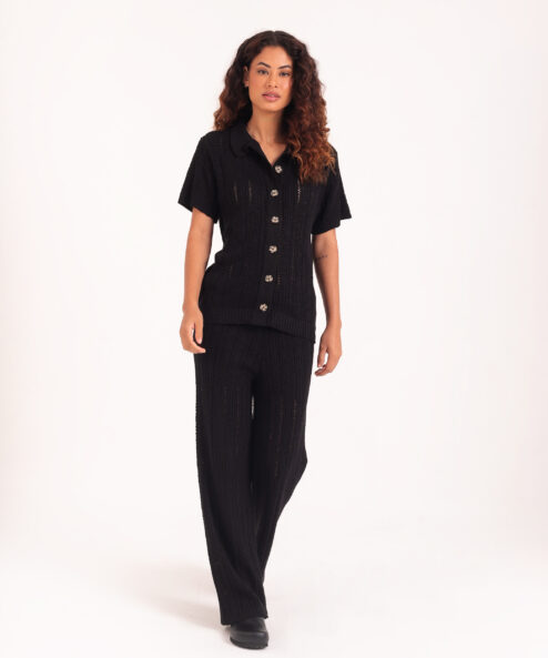 Conjunto Tricot Preto