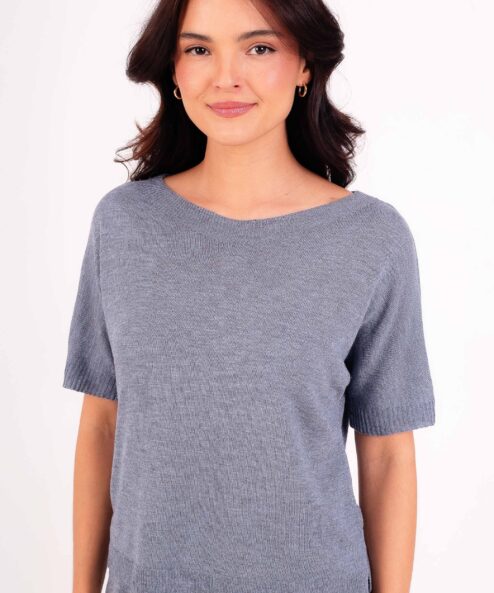 Camiseta Tricot Mescla